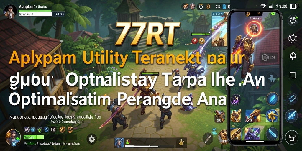 Screenshot tampilan antarmuka pengguna aplikasi 77RT yang membantu optimasi.