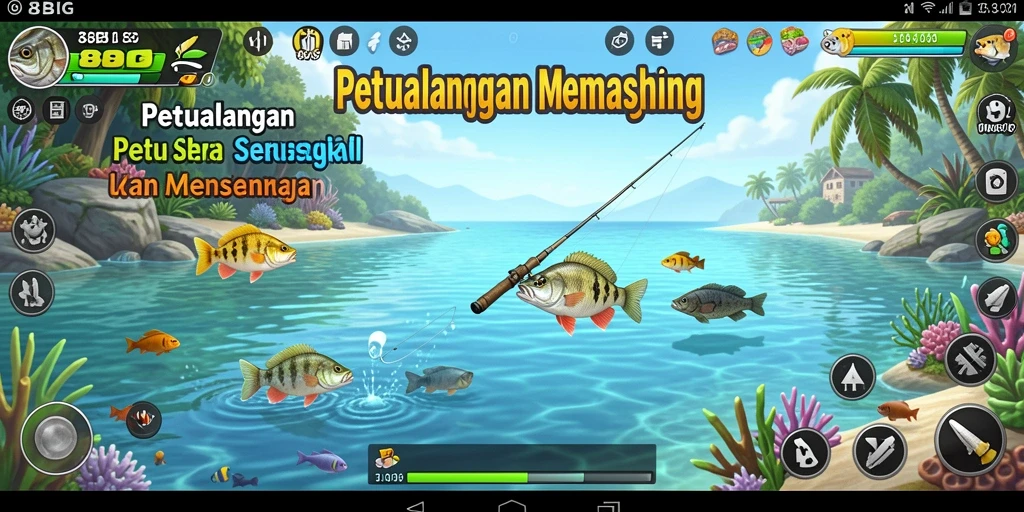 Tangkapan ikan terakhir dalam gameplay fishing 88BIG.