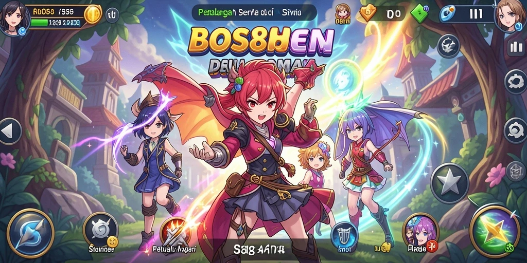 Gameplay seru dan penuh aksi dari BOS88 di dunia anime.