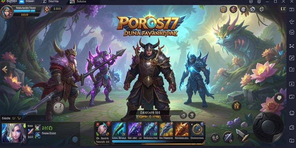 Gameplay seru di dunia fantasikal POROS77 dengan aksi yang mendebarkan.
