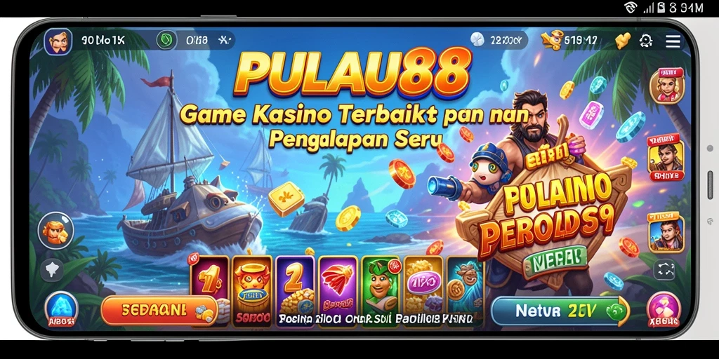 Tampilan gameplay menarik dari PULAU88 yang menggambarkan keseruan bermain Kasino.