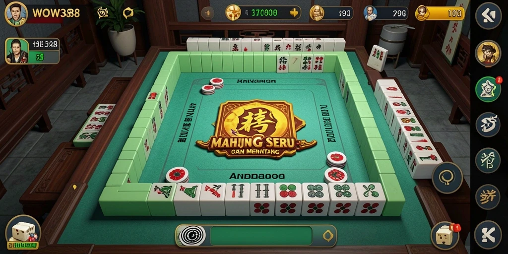 Tampilan gameplay menarik dari Mahjong di WOW388.